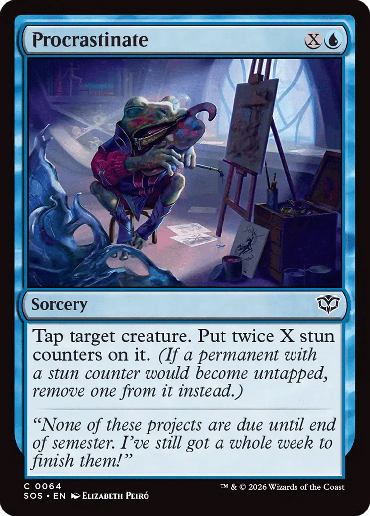 Procrastinate [Secrets of Strixhaven] MTG Single Magic: The Gathering  | Multizone: Comics And Games