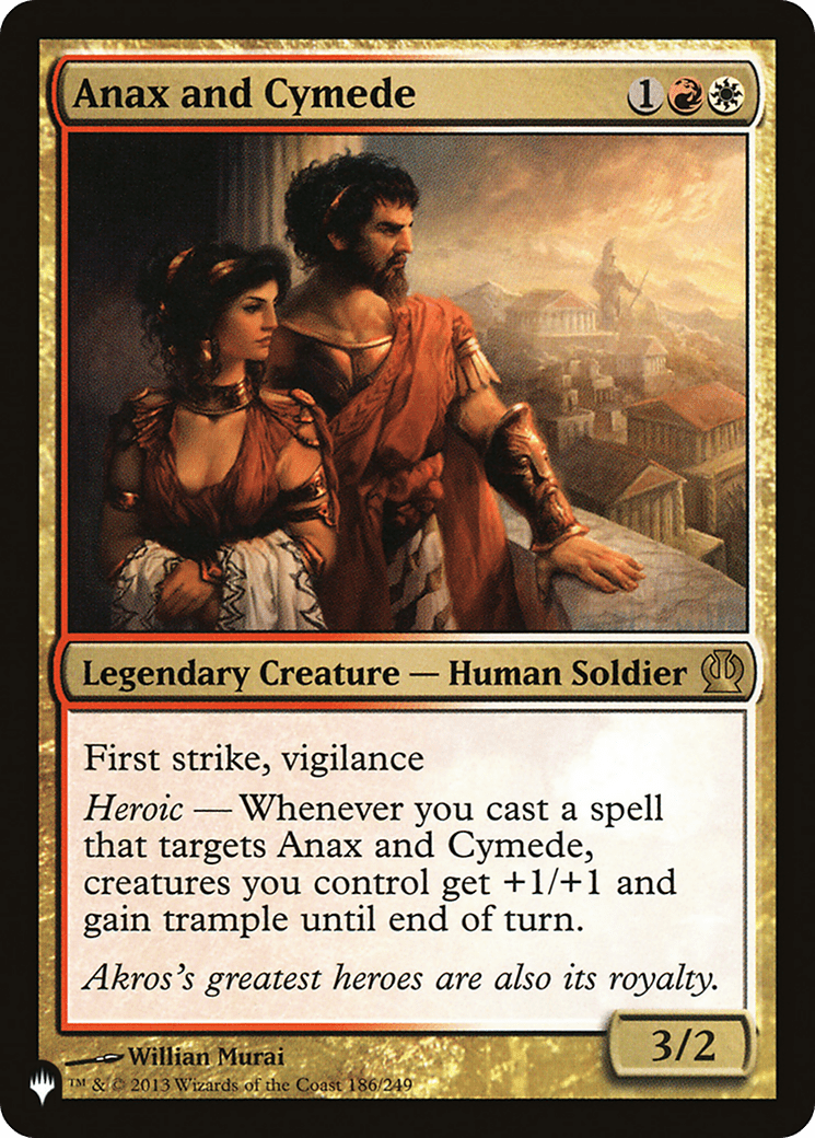 Anax and Cymede [The List] MTG Single Magic: The Gathering  | Multizone: Comics And Games
