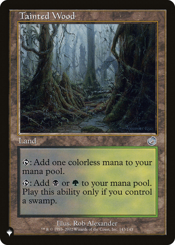 Tainted Wood [The List] MTG Single Magic: The Gathering  | Multizone: Comics And Games