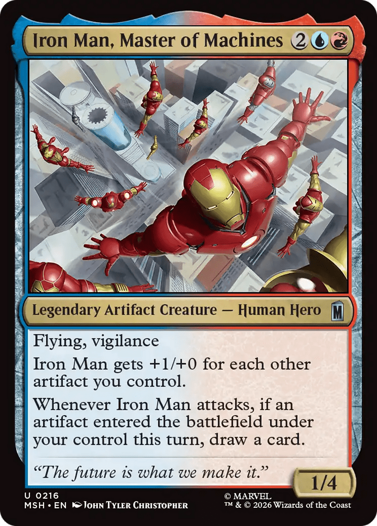 Iron Man, Master of Machines [Marvel Super Heroes] MTG Single Magic: The Gathering  | Multizone: Comics And Games