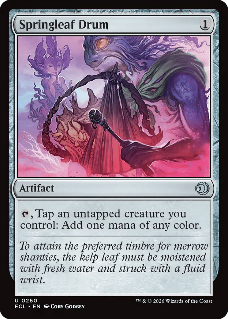Springleaf Drum [Lorwyn Eclipsed] MTG Single Magic: The Gathering  | Multizone: Comics And Games