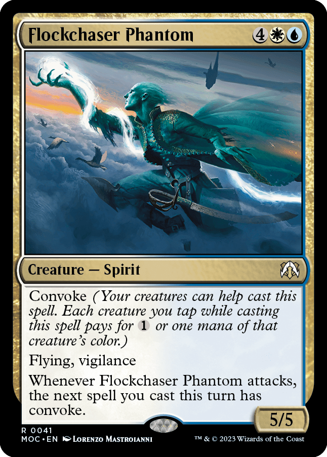 Flockchaser Phantom [March of the Machine Commander] MTG Single Magic: The Gathering  | Multizone: Comics And Games