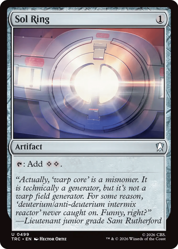 Sol Ring [Star Trek Commander] MTG Single Magic: The Gathering  | Multizone: Comics And Games