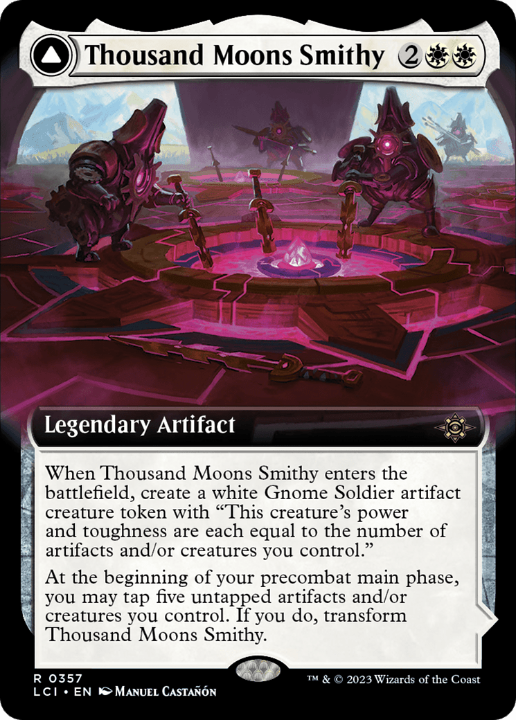 Thousand Moons Smithy (Extended Art) // Barracks of the Thousand [The Lost Caverns of Ixalan] MTG Single Magic: The Gathering  | Multizone: Comics And Games
