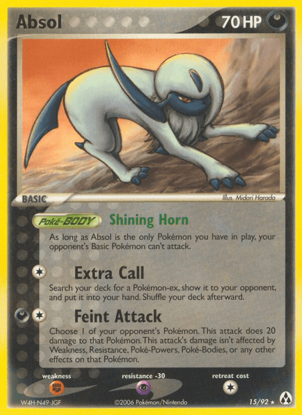 Absol (15/92) [EX: Legend Maker] Pokemon Single Pokémon  | Multizone: Comics And Games