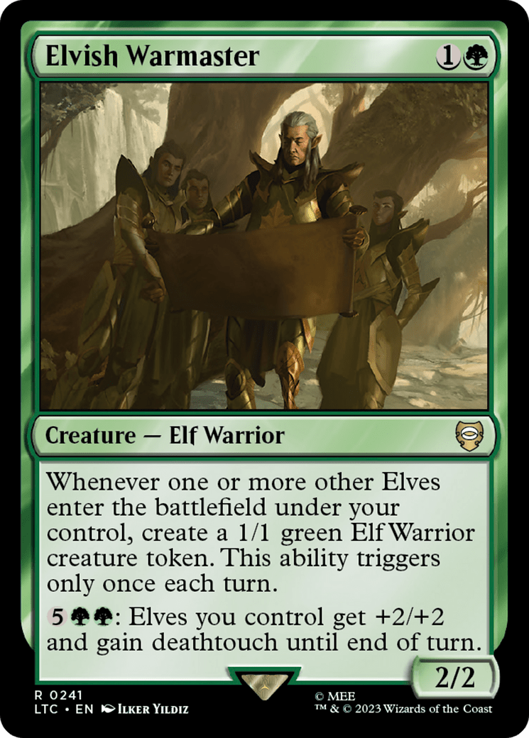 Elvish Warmaster [The Lord of the Rings: Tales of Middle-Earth Commander] MTG Single Magic: The Gathering  | Multizone: Comics And Games