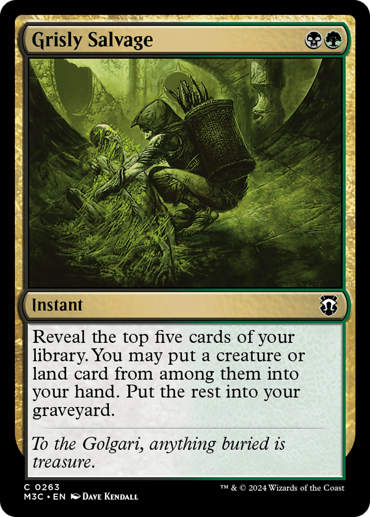 Grisly Salvage [Modern Horizons 3 Commander] MTG Single Magic: The Gathering  | Multizone: Comics And Games