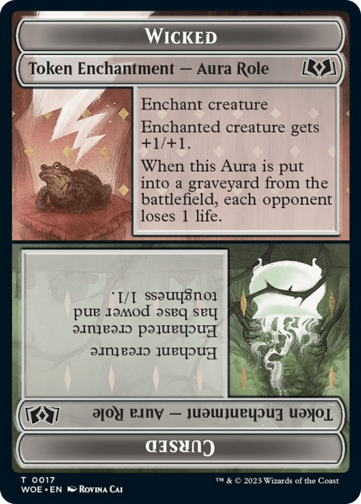 Wicked Role / Cursed Role (WOE) // Treasure (MH3) Double-Sided Token [The List] MTG Single Magic: The Gathering  | Multizone: Comics And Games