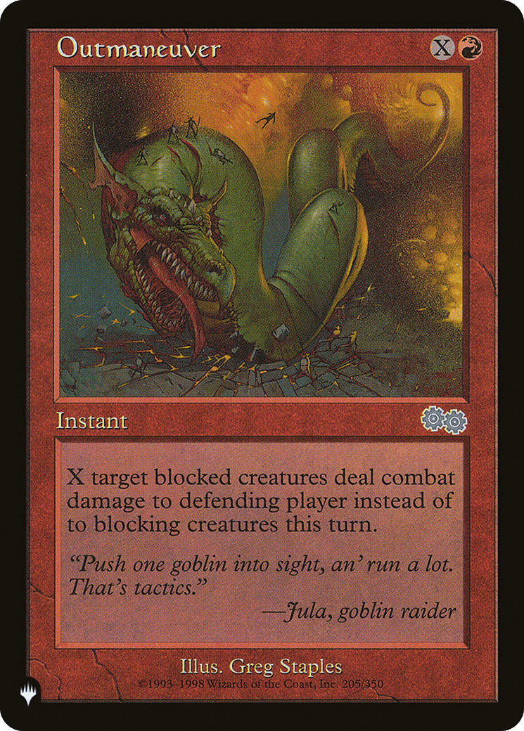 Outmaneuver [The List] MTG Single Magic: The Gathering  | Multizone: Comics And Games