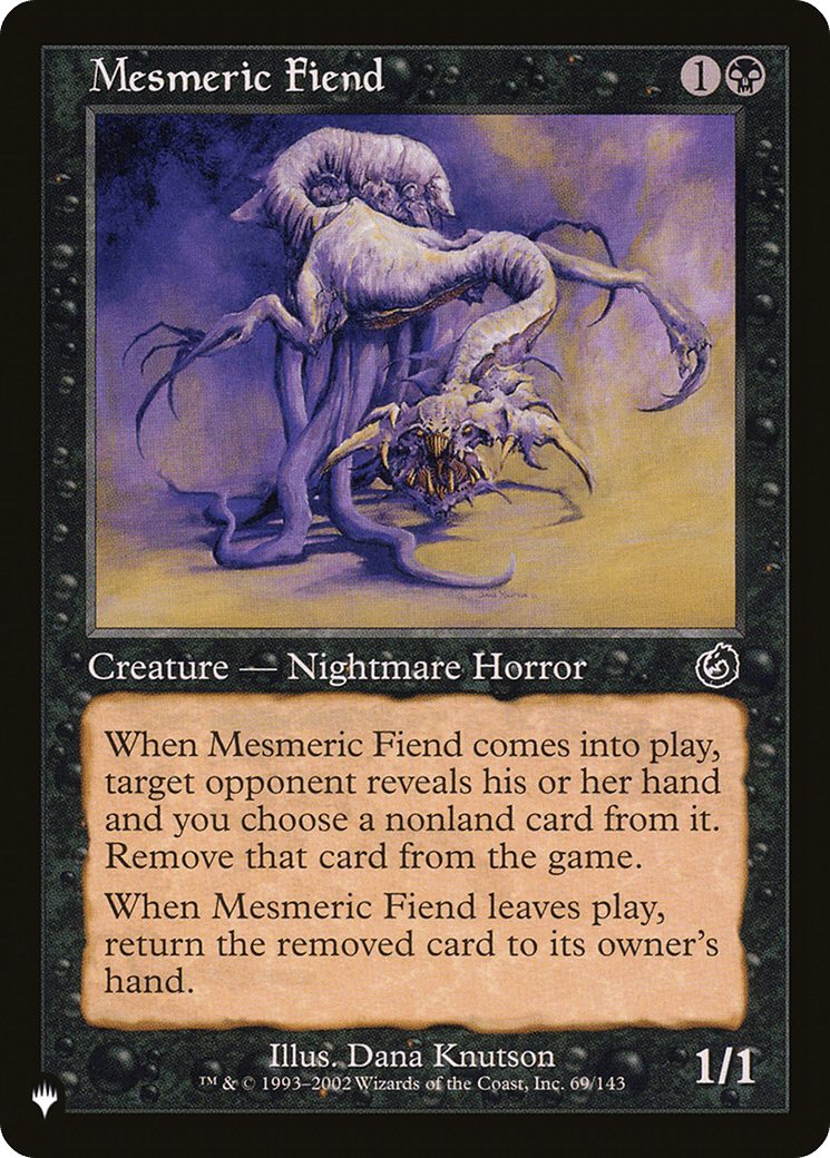 Mesmeric Fiend [The List] MTG Single Magic: The Gathering  | Multizone: Comics And Games