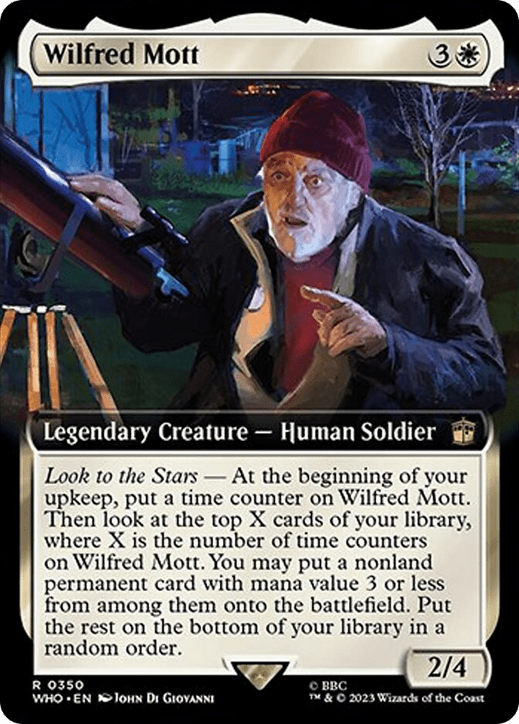 Wilfred Mott (Extended Art) [Doctor Who] MTG Single Magic: The Gathering  | Multizone: Comics And Games
