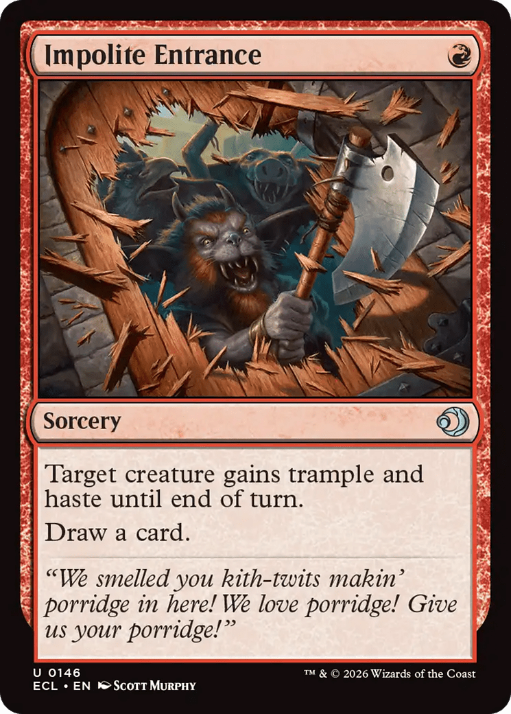 Impolite Entrance [Lorwyn Eclipsed] MTG Single Magic: The Gathering  | Multizone: Comics And Games