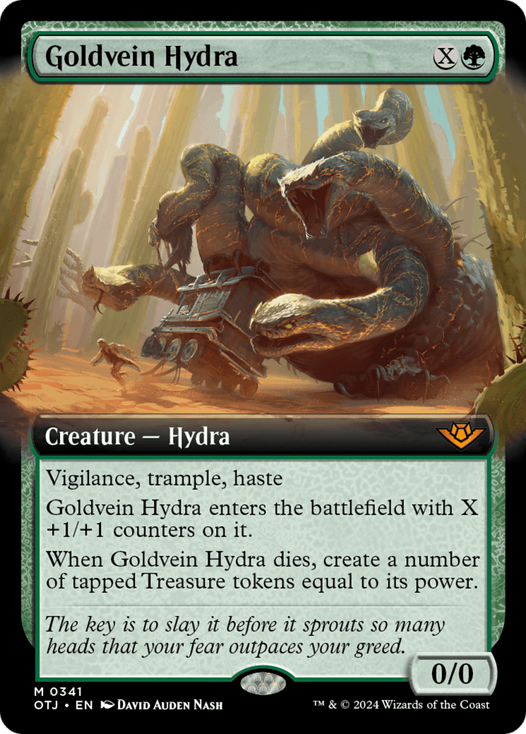 Goldvein Hydra (Extended Art) [Outlaws of Thunder Junction] MTG Single Magic: The Gathering  | Multizone: Comics And Games