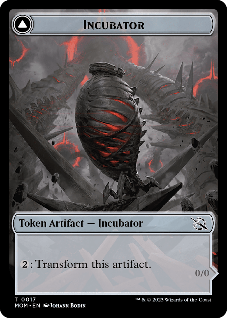 Incubator // Phyrexian (17) Double-Sided Token [March of the Machine Tokens] MTG Single Magic: The Gathering  | Multizone: Comics And Games