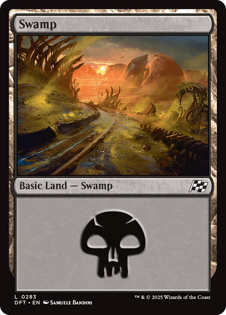 Swamp (0283) [Aetherdrift] MTG Single Magic: The Gathering  | Multizone: Comics And Games