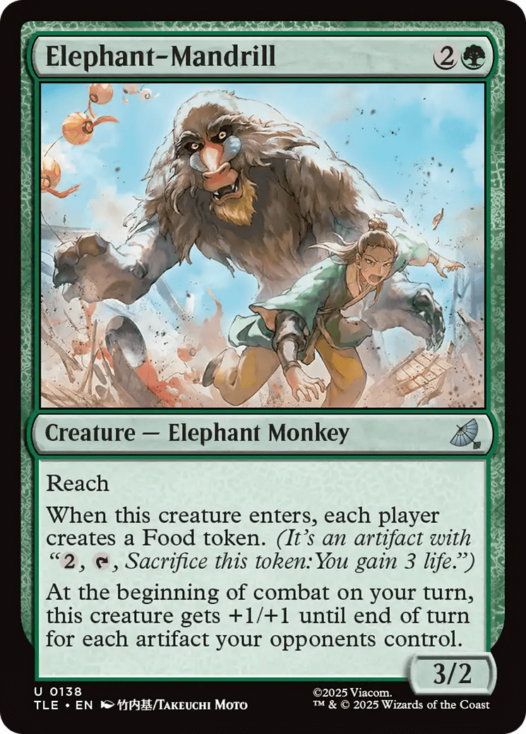 Elephant-Mandrill [Avatar: The Last Airbender: Eternal-Legal] MTG Single Magic: The Gathering  | Multizone: Comics And Games