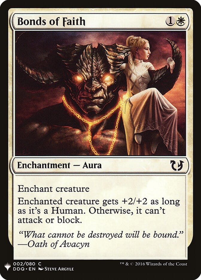 Bonds of Faith [Mystery Booster] MTG Single Magic: The Gathering  | Multizone: Comics And Games