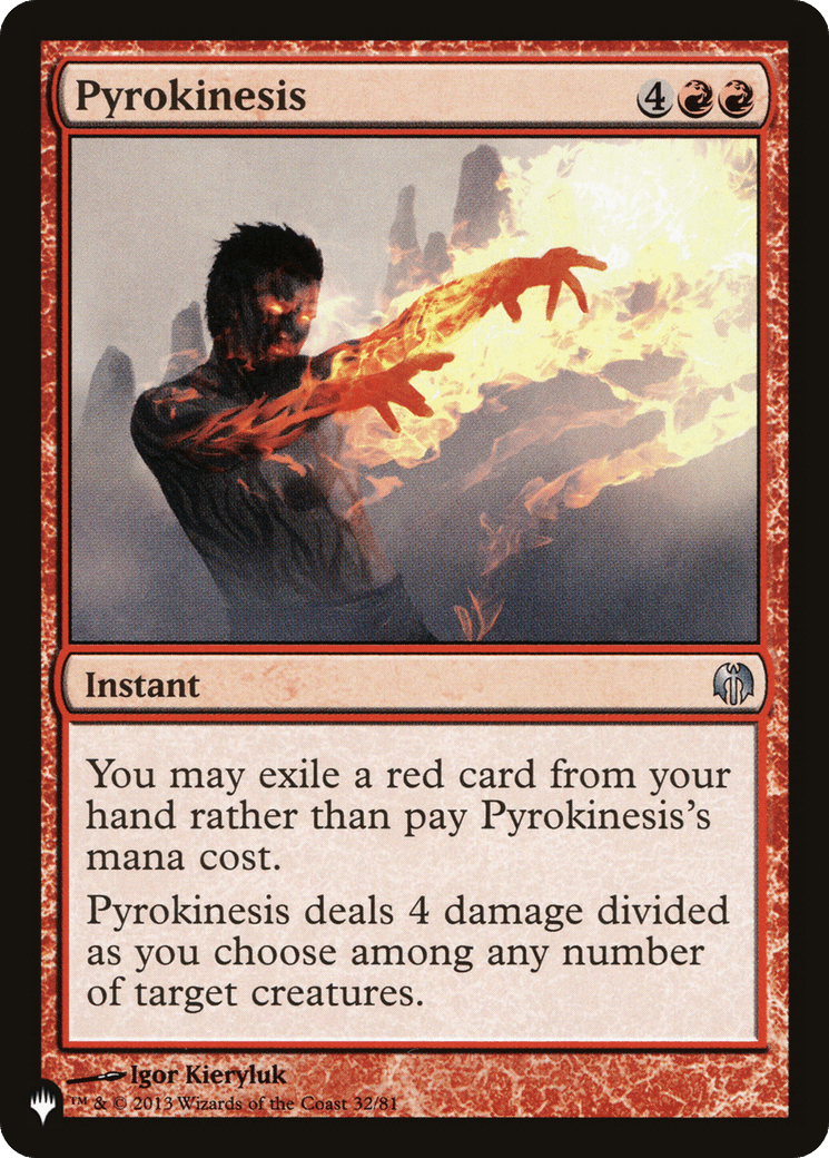 Pyrokinesis [The List] MTG Single Magic: The Gathering  | Multizone: Comics And Games