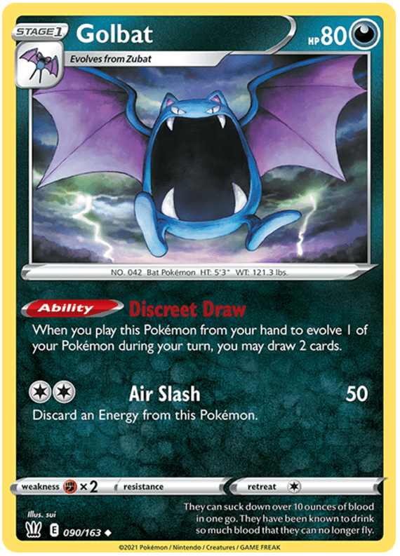 Golbat (090/163) [Sword & Shield: Battle Styles] Pokemon Single Pokémon  | Multizone: Comics And Games