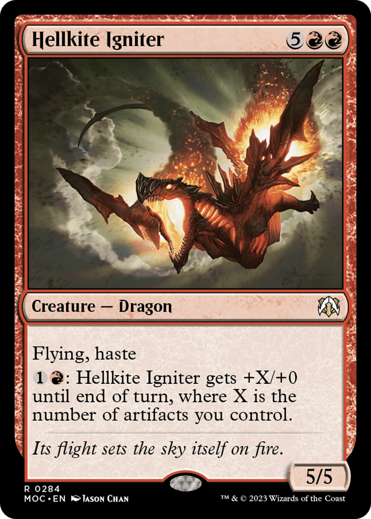 Hellkite Igniter [March of the Machine Commander] MTG Single Magic: The Gathering  | Multizone: Comics And Games