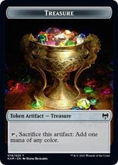 Treasure // Icy Manalith Double-Sided Token [Kaldheim Tokens] MTG Single Magic: The Gathering  | Multizone: Comics And Games