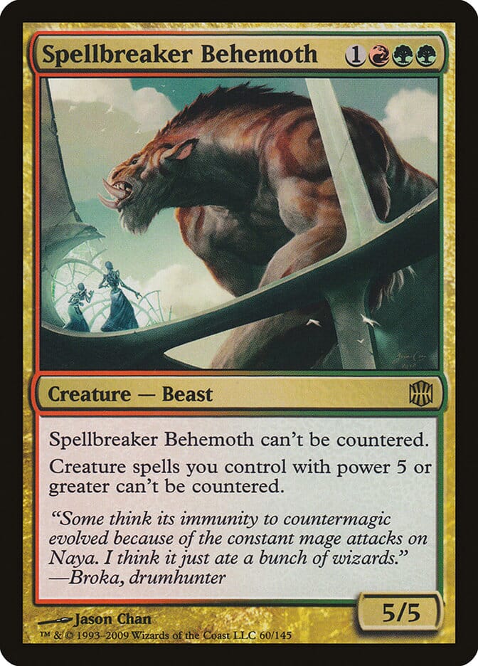 Spellbreaker Behemoth (Oversized) [Oversize Cards] MTG Single Magic: The Gathering  | Multizone: Comics And Games
