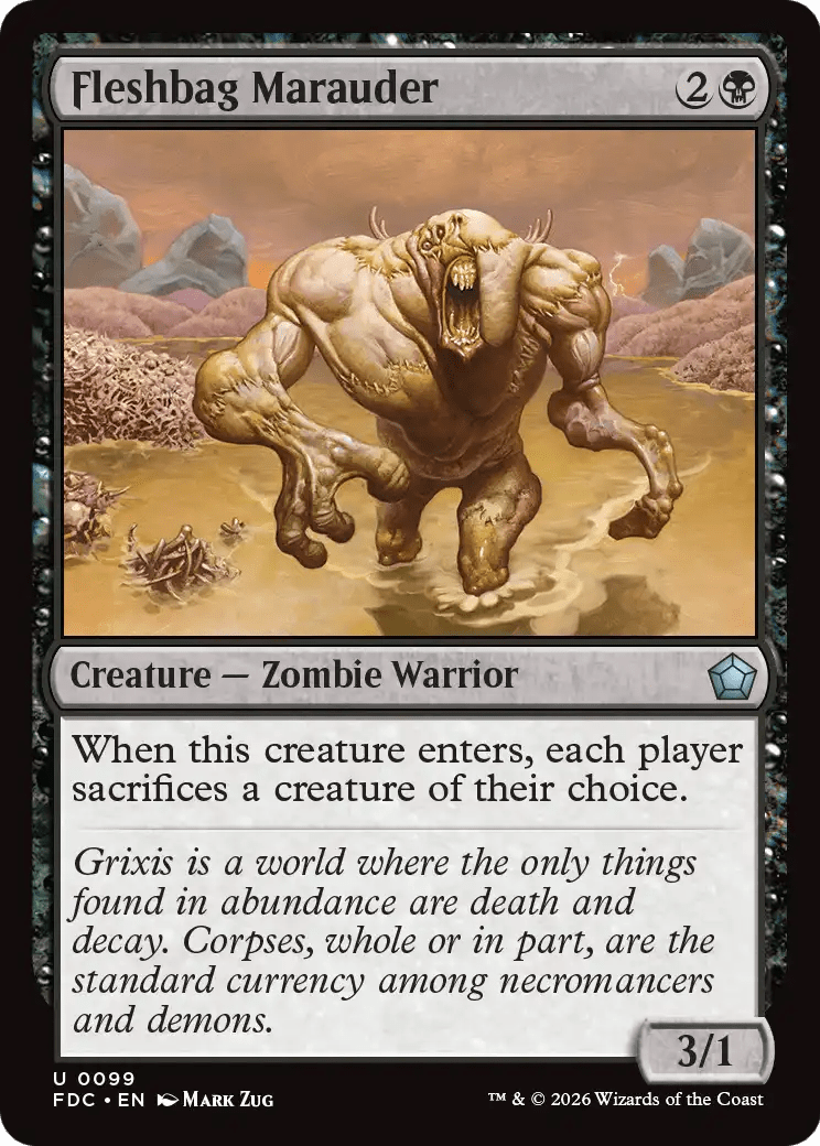 Fleshbag Marauder [Foundations Commander] MTG Single Magic: The Gathering  | Multizone: Comics And Games