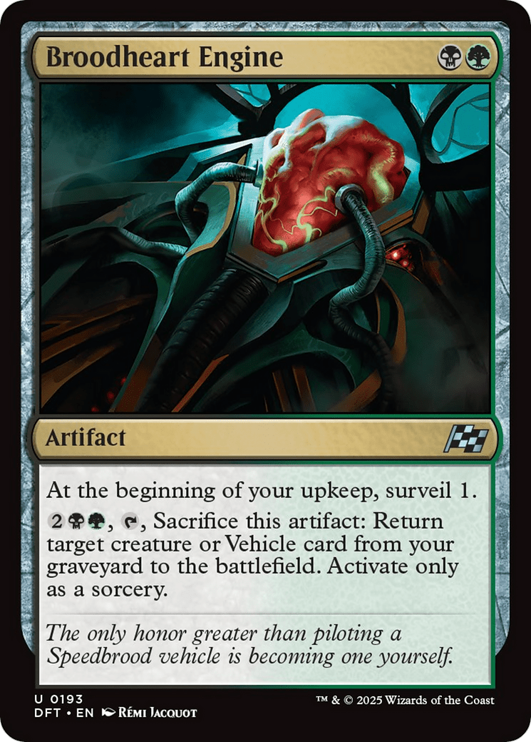 Broodheart Engine [Aetherdrift] MTG Single Magic: The Gathering  | Multizone: Comics And Games