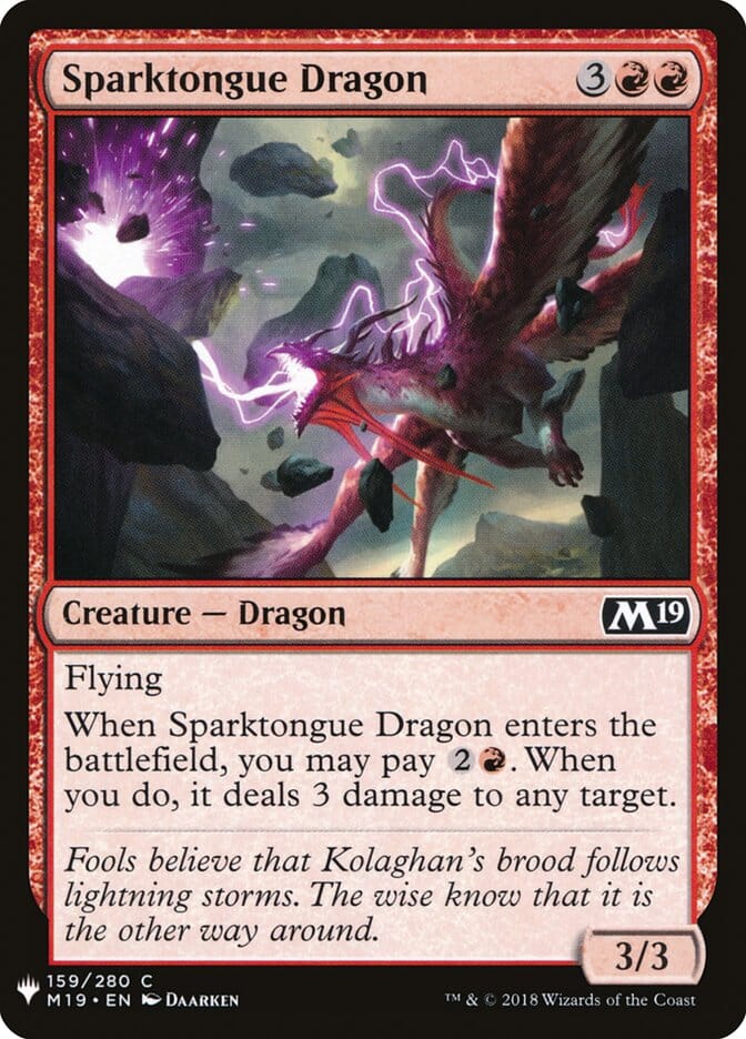 Sparktongue Dragon [Mystery Booster] MTG Single Magic: The Gathering  | Multizone: Comics And Games