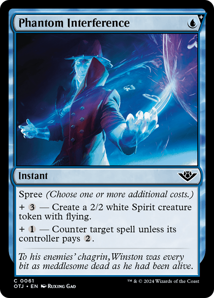 Phantom Interference [Outlaws of Thunder Junction] MTG Single Magic: The Gathering  | Multizone: Comics And Games