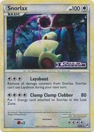 Snorlax (33/95) (Prerelease Promo) [Nintendo: Black Star Promos] Pokemon Single Pokémon  | Multizone: Comics And Games