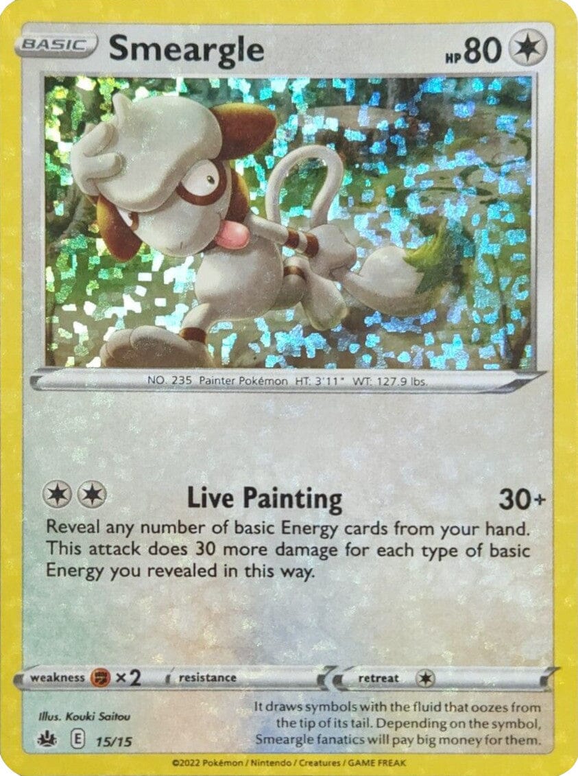 Smeargle (15/15) [McDonald's Promos: Match Battle] Pokemon Single Pokémon  | Multizone: Comics And Games
