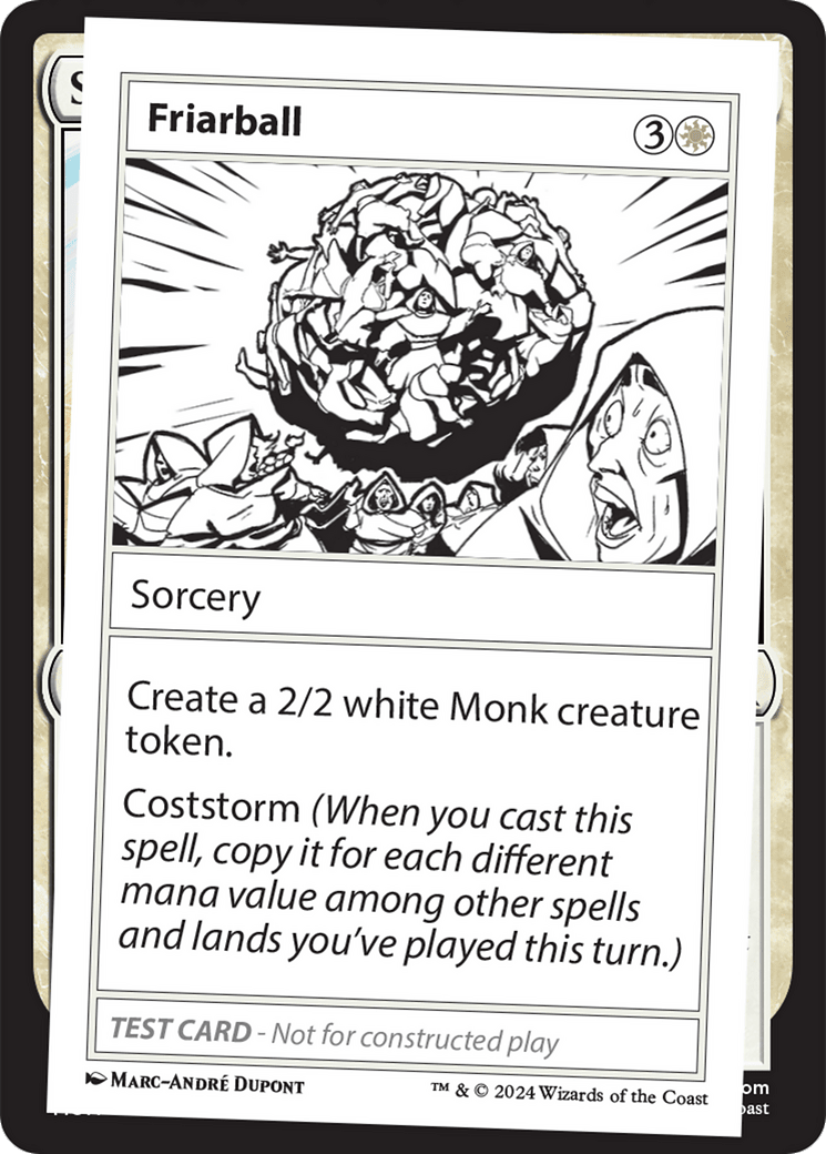 Friarball [Mystery Booster 2 Playtest Cards] MTG Single Magic: The Gathering  | Multizone: Comics And Games