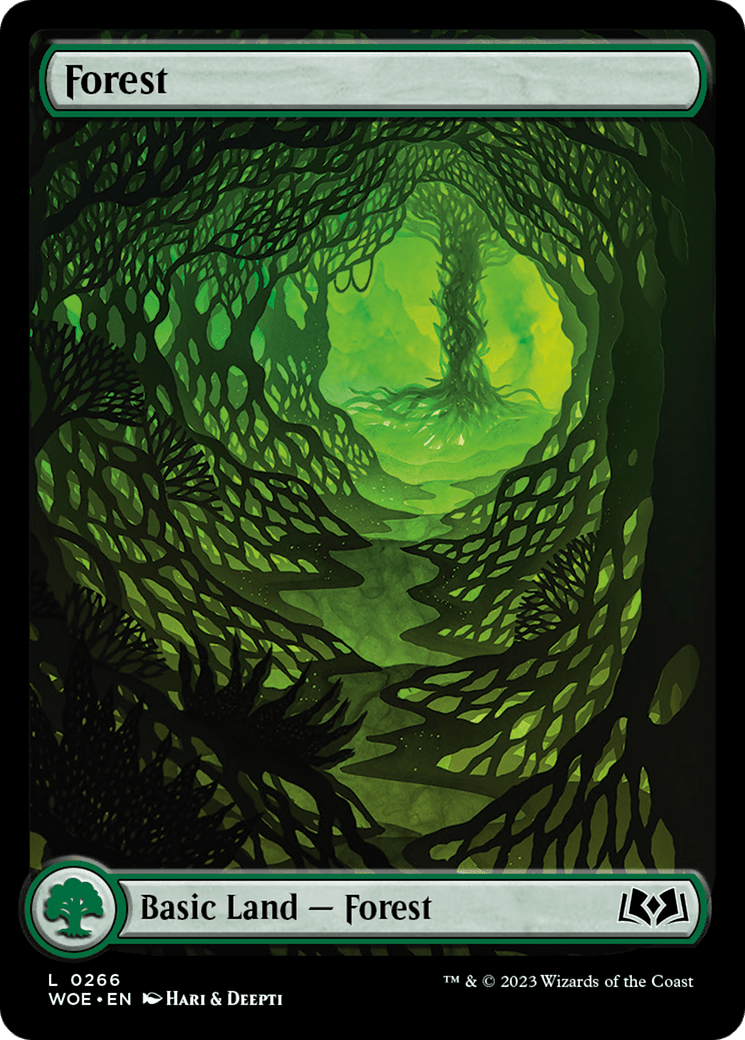 Forest (266) (Full-Art) [Wilds of Eldraine] MTG Single Magic: The Gathering  | Multizone: Comics And Games