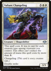 Valiant Changeling [Modern Horizons] MTG Single Magic: The Gathering  | Multizone: Comics And Games