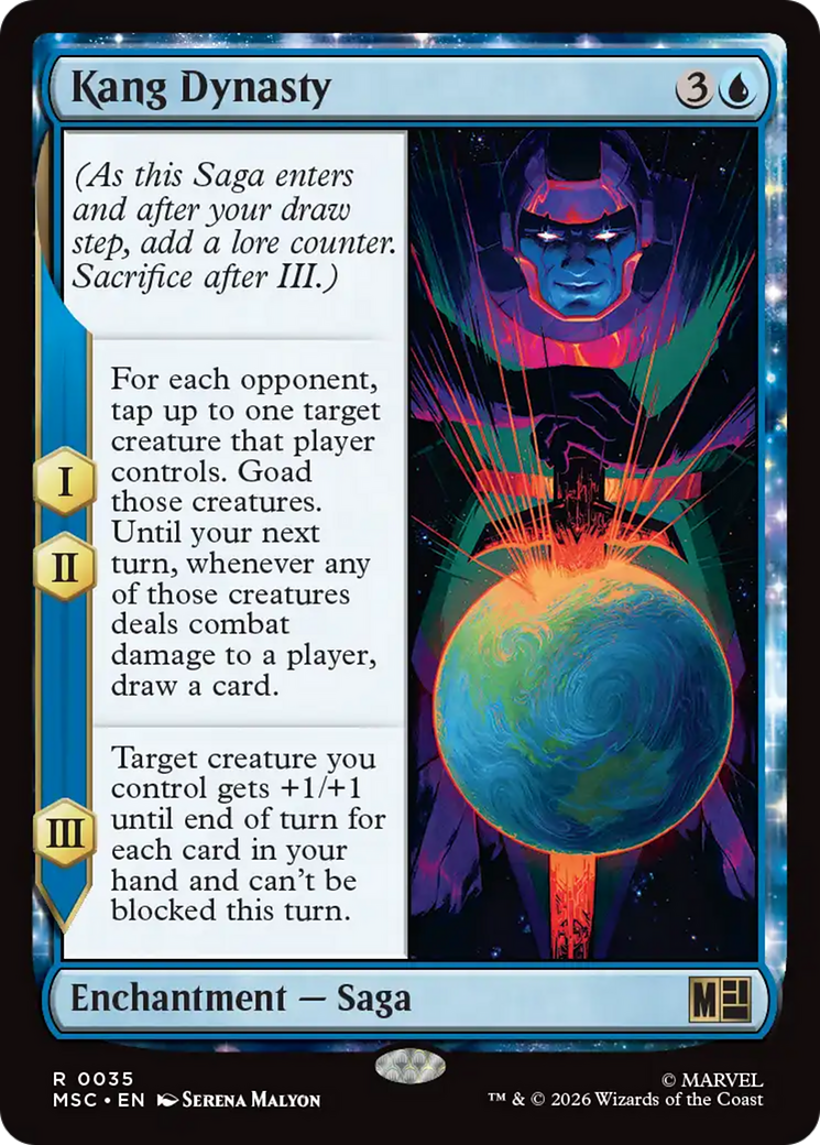 Kang Dynasty (Surge Foil) [Marvel Super Heroes Commander] | Multizone: Comics And Games