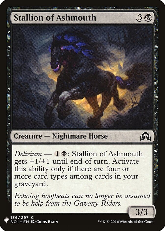 Stallion of Ashmouth [Mystery Booster] MTG Single Magic: The Gathering  | Multizone: Comics And Games
