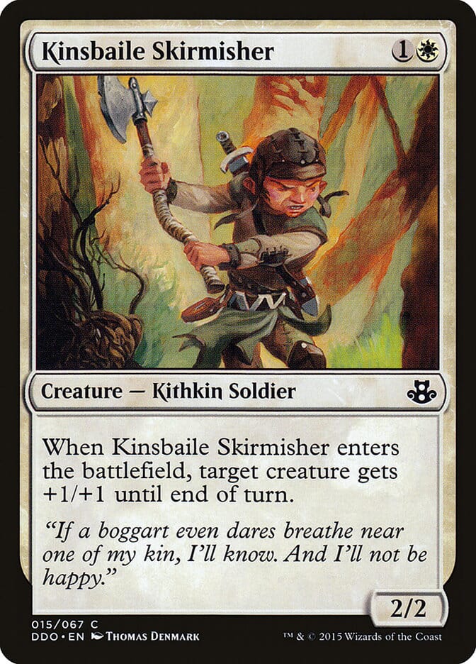 Kinsbaile Skirmisher [Duel Decks: Elspeth vs. Kiora] MTG Single Magic: The Gathering  | Multizone: Comics And Games