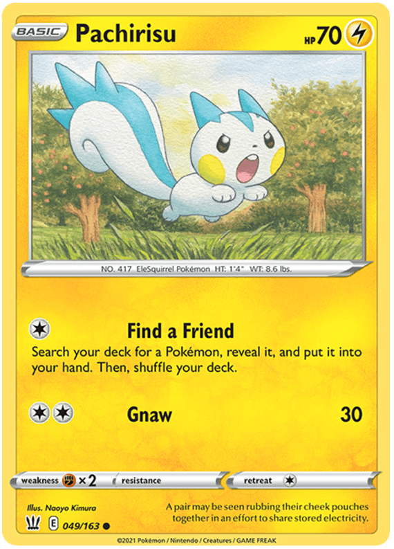 Pachirisu (049/163) [Sword & Shield: Battle Styles] Pokemon Single Pokémon  | Multizone: Comics And Games