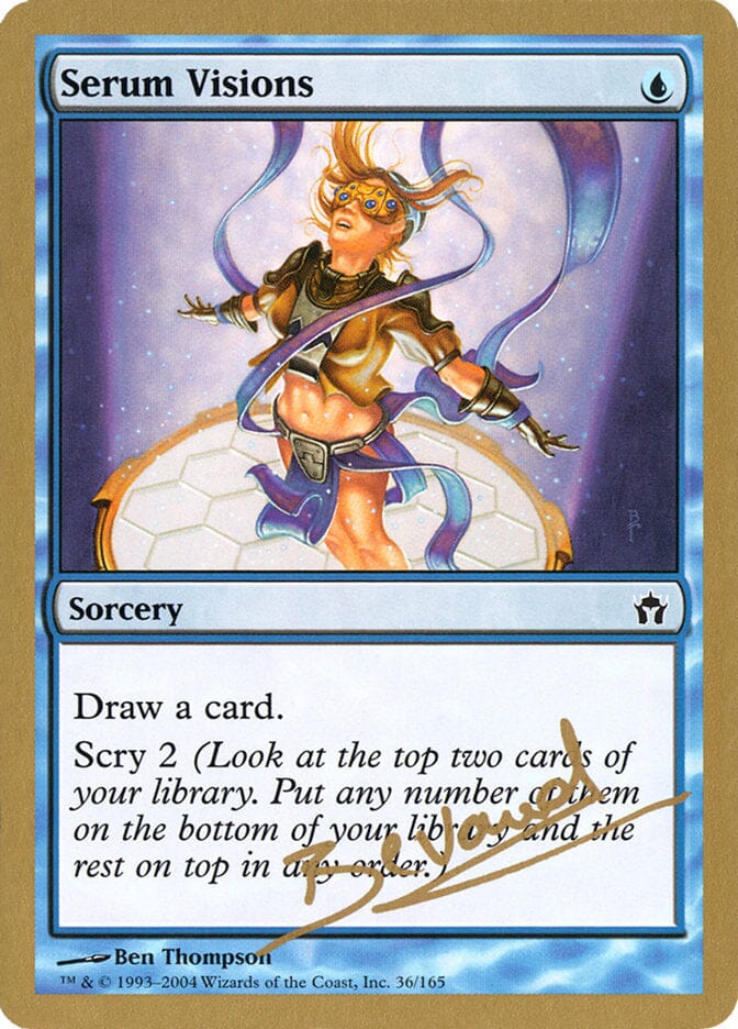 Serum Visions (Manuel Bevand) [World Championship Decks 2004] MTG Single Magic: The Gathering  | Multizone: Comics And Games