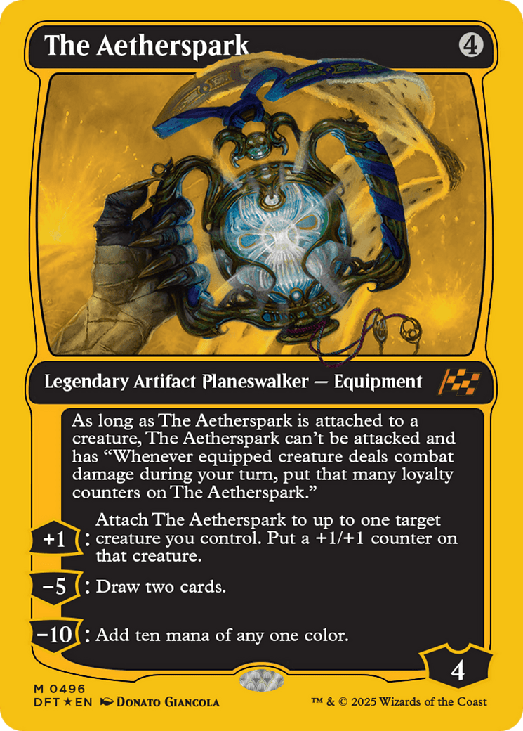 The Aetherspark (First-Place Foil) [Aetherdrift] MTG Single Magic: The Gathering  | Multizone: Comics And Games