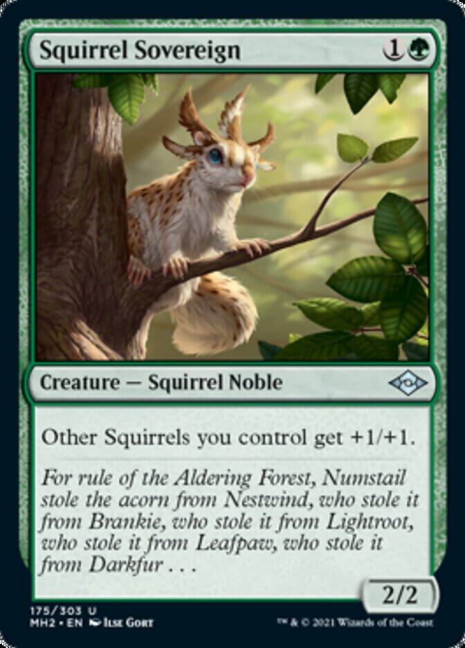 Squirrel Sovereign [Modern Horizons 2] MTG Single Magic: The Gathering  | Multizone: Comics And Games
