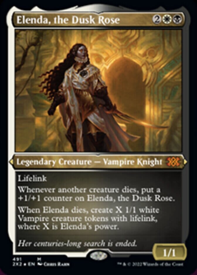 Elenda, the Dusk Rose (Foil Etched) [Double Masters 2022] MTG Single Magic: The Gathering  | Multizone: Comics And Games