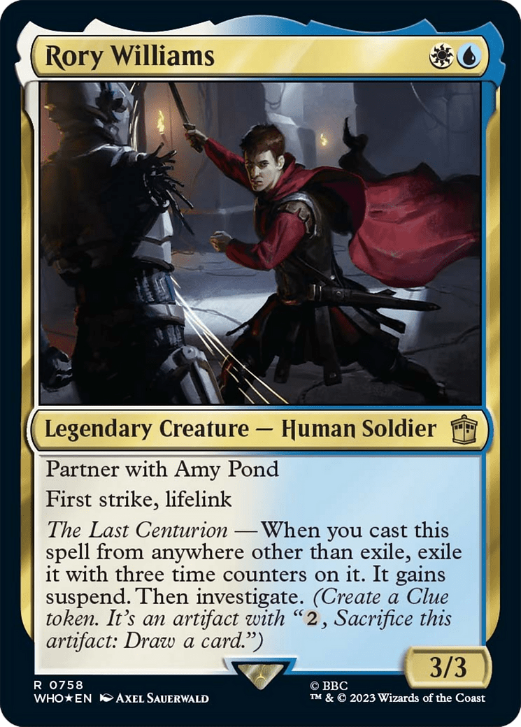 Rory Williams (Surge Foil) [Doctor Who] MTG Single Magic: The Gathering  | Multizone: Comics And Games