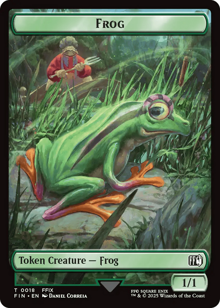 Hero (0009) // Frog Double-Sided Token [FINAL FANTASY Tokens] MTG Single Magic: The Gathering  | Multizone: Comics And Games