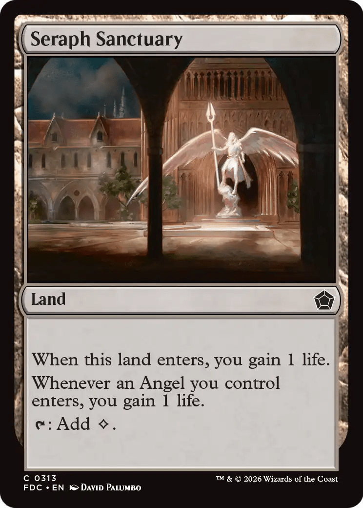 Seraph Sanctuary [Foundations Commander] MTG Single Magic: The Gathering  | Multizone: Comics And Games