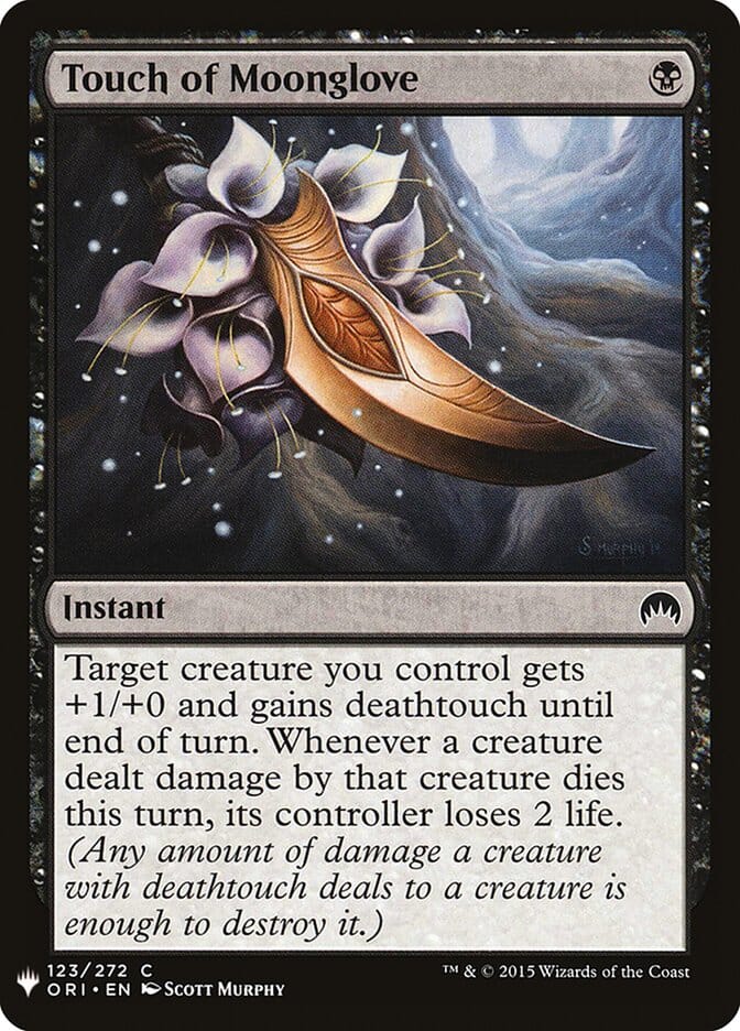 Touch of Moonglove [Mystery Booster] MTG Single Magic: The Gathering  | Multizone: Comics And Games