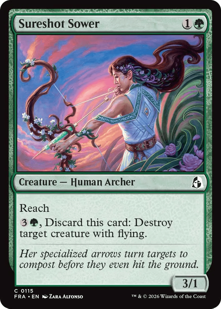 Sureshot Sower [Reality Fracture] MTG Single Magic: The Gathering  | Multizone: Comics And Games