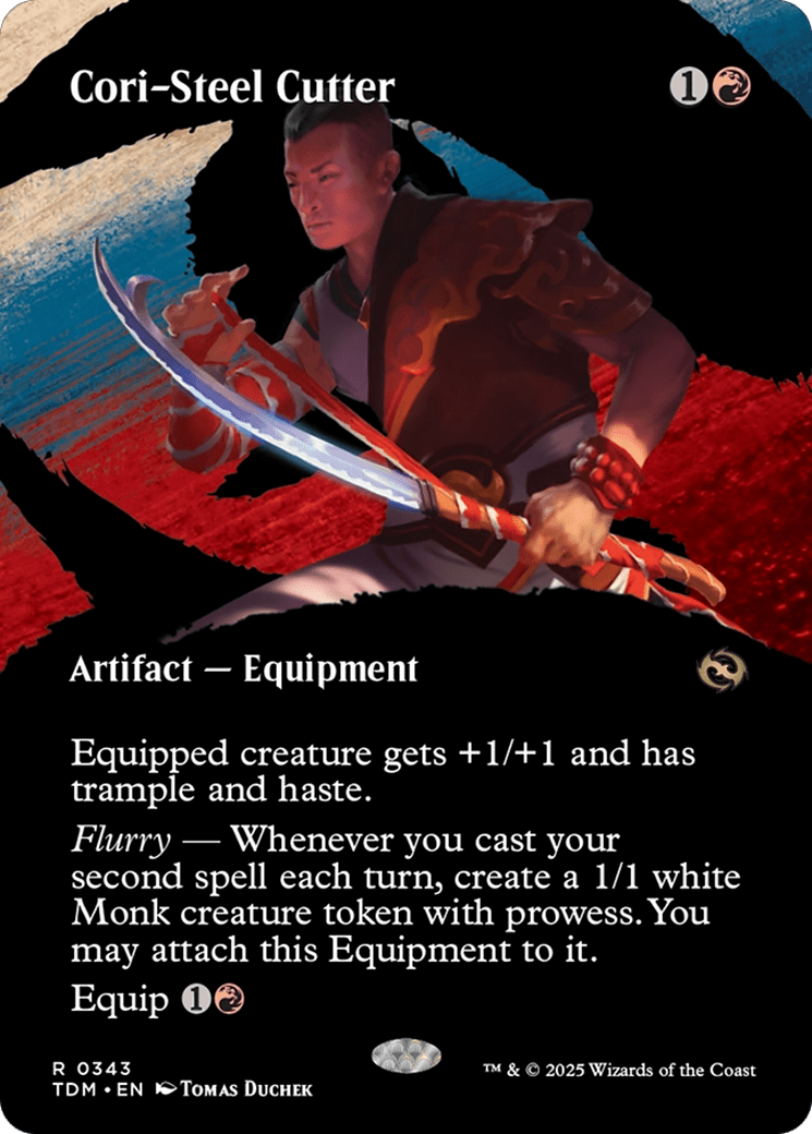 Cori-Steel Cutter (Borderless) [Tarkir: Dragonstorm] MTG Single Magic: The Gathering  | Multizone: Comics And Games