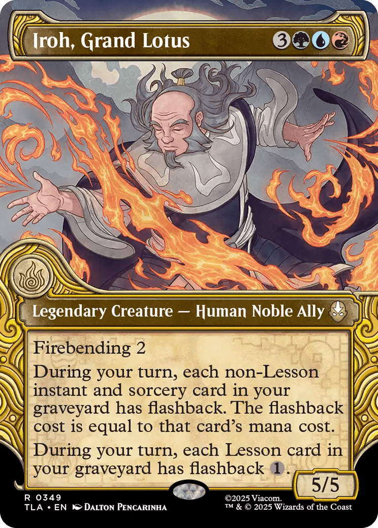 Iroh, Grand Lotus (Showcase) [Avatar: The Last Airbender] MTG Single Magic: The Gathering  | Multizone: Comics And Games